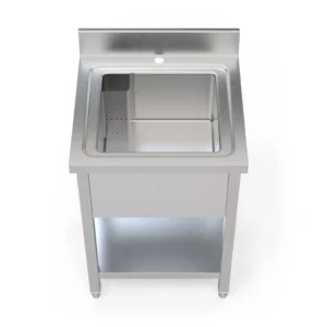 600mm Wide Stainless Steel Single Bowl Sink – 600SINK