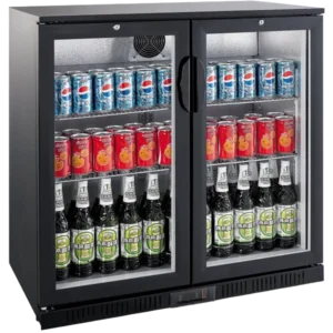 Double Hinged Door 210 Litre Back Bar Cooler – BKB-2D-CH