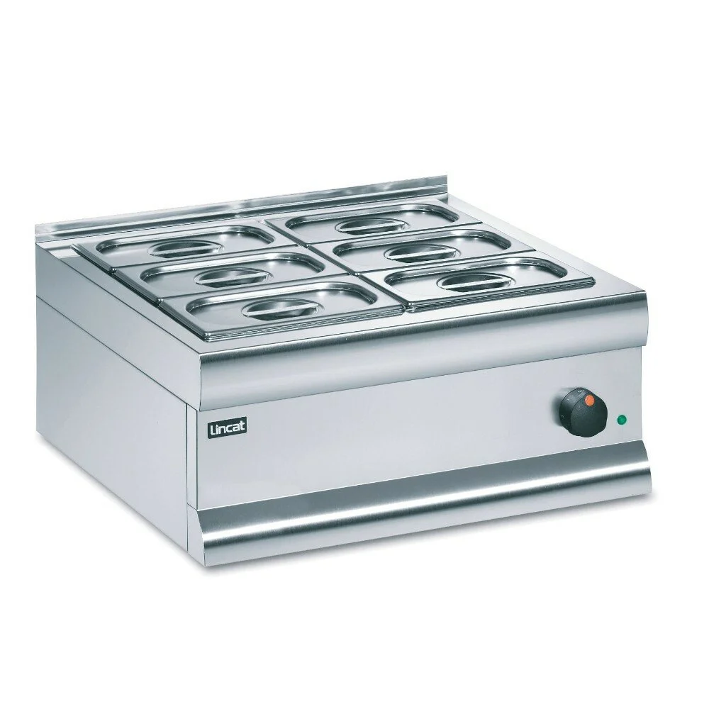 BM6C – Lincat Silverlink 600 Electric Counter-top Bain Marie – Dry Heat – Gastronorms – Base + Dish Pack – W 600 mm – 0.75 kW