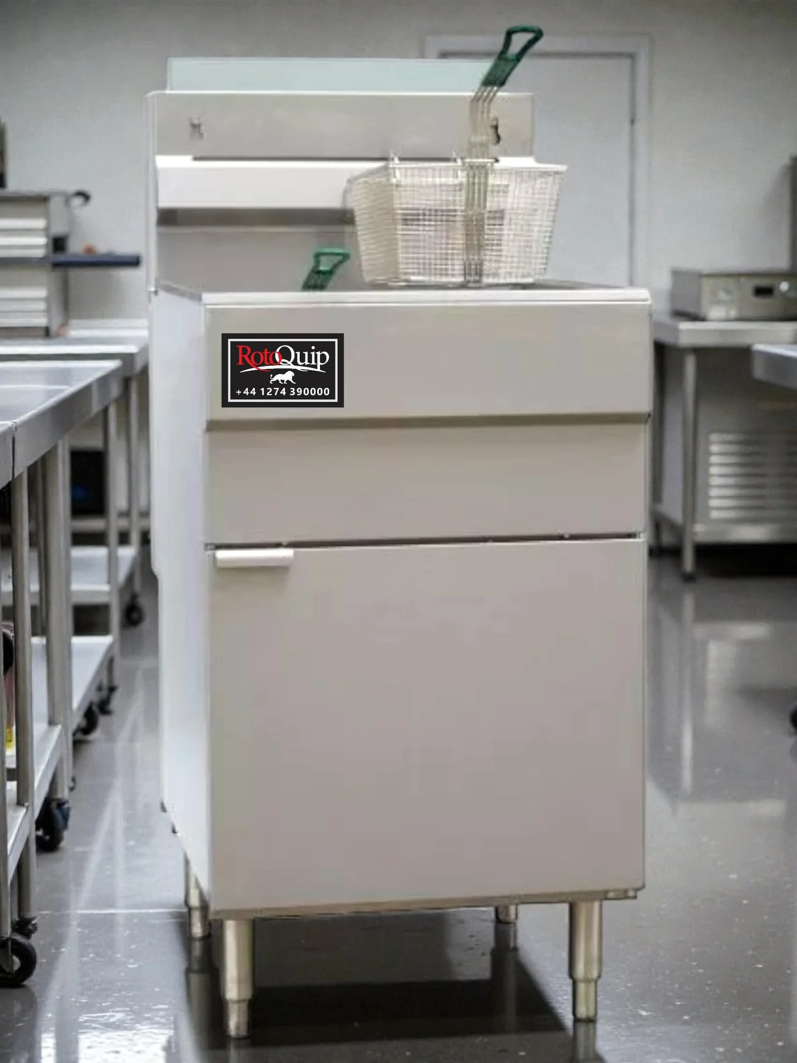 RGF-150 – 37 Litre X-Large Twin Basket 5 Burner Gas Fryer