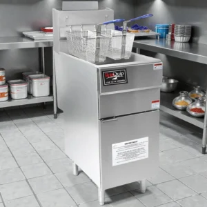 RGF-90 – 26 Litre Twin Basket 3 Burner Gas Fryer | 26KW