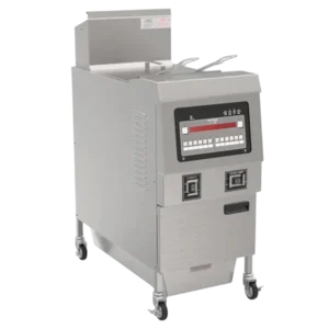 ROFE-12LF – Single Tank Twin Basket Auto-Filtration + Auto-Lift Electric Fryer With Computer
