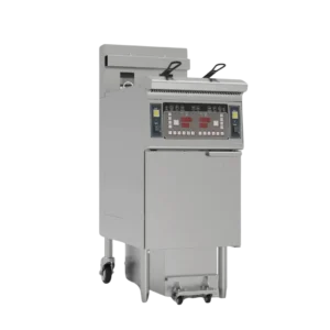 ROFE-22LF – Twin Tank Twin Basket Auto-Filtration + Auto-Lift Electric Fryer With Computer