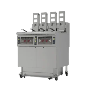 ROFE-44LF – Four Tank Four Basket Auto-Filtration + Auto-Lift Electric Fryer With Computer