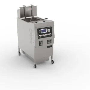 ROFG-12LF – Single Tank Twin Basket Auto-Filtration + Auto-Lift Gas Fryer With Computer