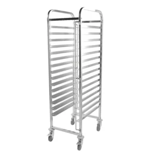 Racking Trolley 15 Shelves for Bakery Trays – 110102