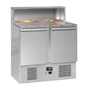 2 Door Open Top Stainless Steel Sandwich Prep Counter – PREP-OPEN-2DCH