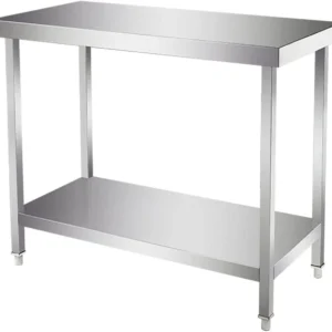 Premium 1200mm Stainless Steel Welded Table with Undershelf – SST-120×60