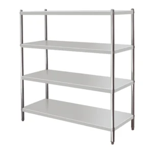 Stainless Steel 4 Tier Storage Shelving 1500mm Wide – SS-1548