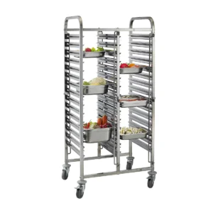 Racking Trolley 15 Tier Double Row for GN1/1 (30 Shelves) – 160101
