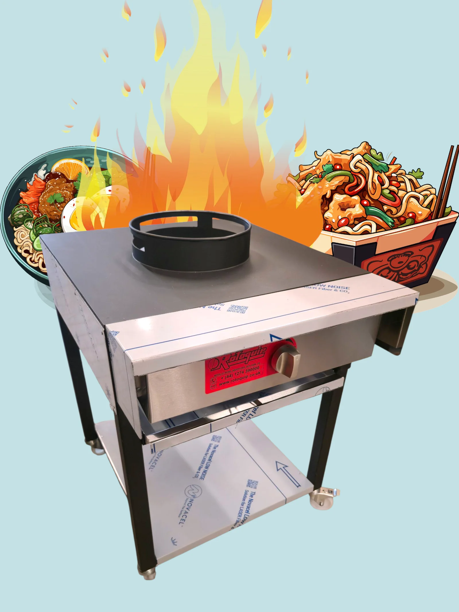 RCR-1CH – 1 Burner Chinese Wok Cooker