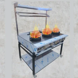RCR-3X2CH – 3+2 Burner Chinese Wok Cooker