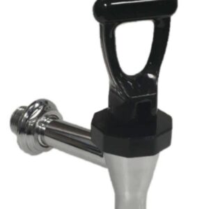(CS) ADEXA 1/2″ BSP HOT WATER BOILER FULL COMPLETE TAP CHROME / BLACK HANDLE