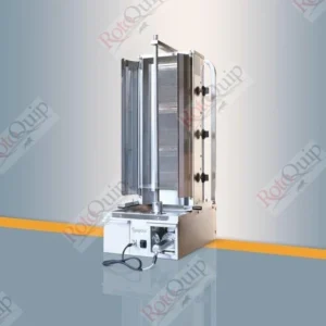 EZ-4BC – Easy Cut 4 Burner Gas Kebab Machine – Includes Easy-Cut Electric Kebab Knife
