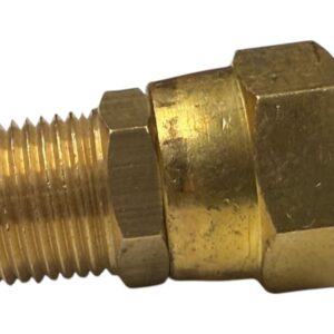 (CS) PITCO 60127601 BRASS MALE / FEMALE SWIVEL NUT FITTING FOR GAS VALVE CONNECTION