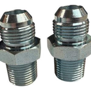 (CS) HENNY PENNY 16335 GAS VALVE CONNECTOR MALE THREADED NIPPLE CONNECTION X 2