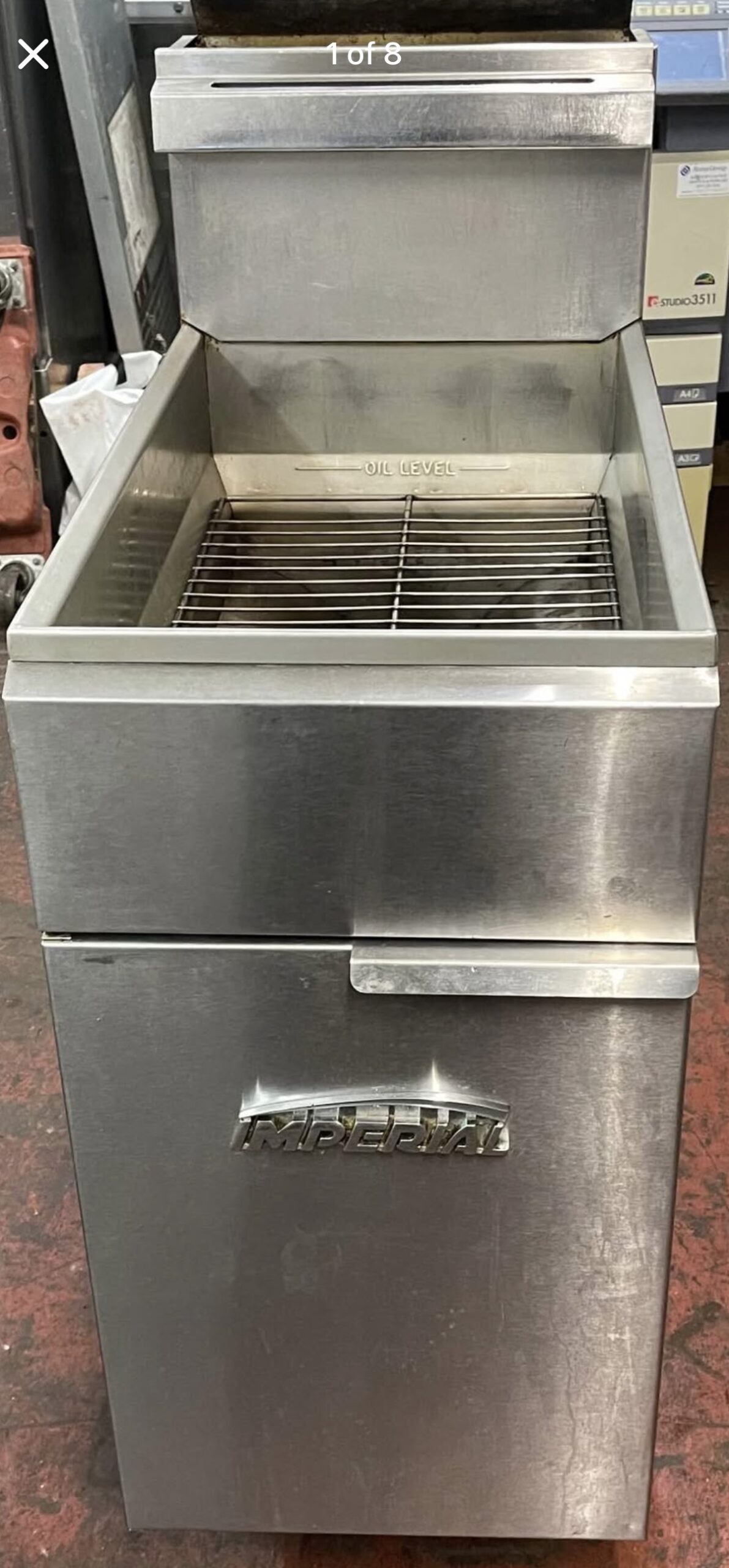 Imperial Free Standing Natural Gas Fryer IFS-40