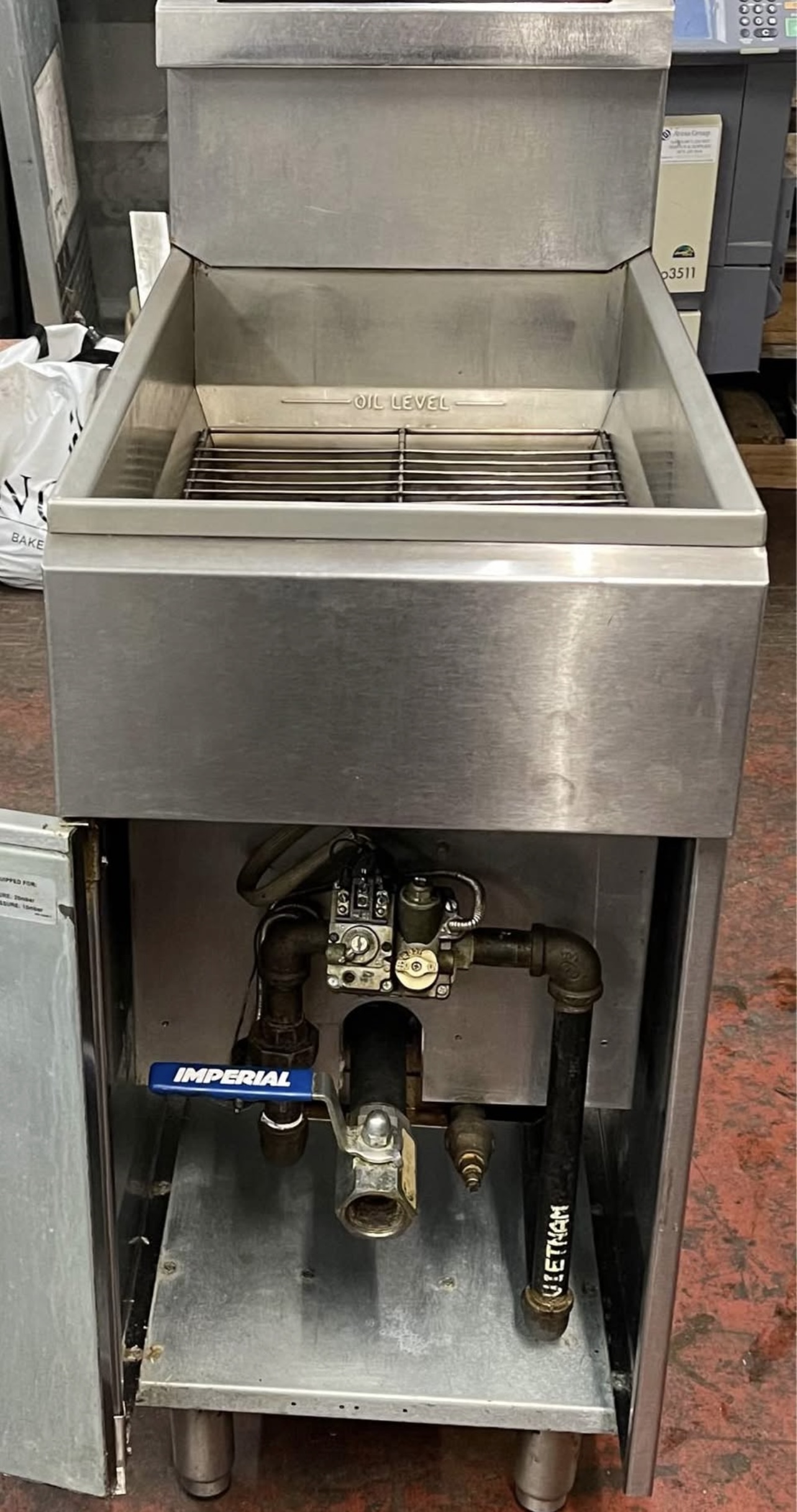 Imperial Free Standing Natural Gas Fryer IFS-40 - Image 3