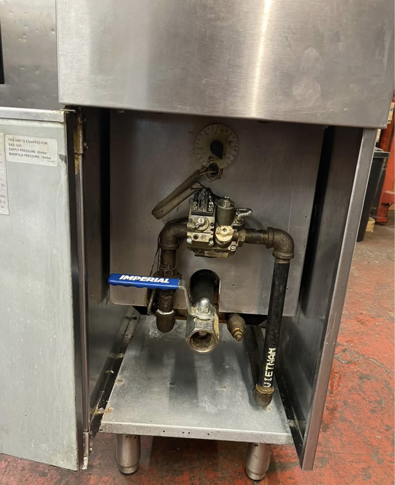 Imperial Free Standing Natural Gas Fryer IFS-40 - Image 8