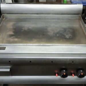 Steel Dual Zone Table Top Natural Gas Griddle