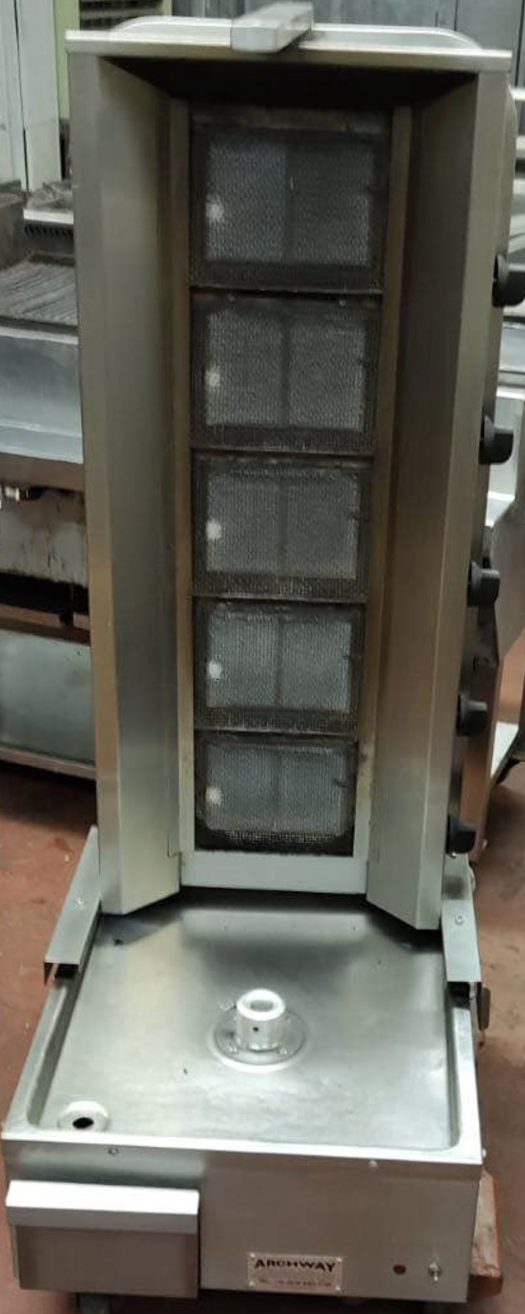 5BSTD-NG 5 Burner Natural Gas Doner Kebab Grill