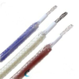 (C.S) 1.5MM HEAT RESISTANT FIBREGLASS COATED EQUIPMENT WIRE HIGH TEMP RATED.