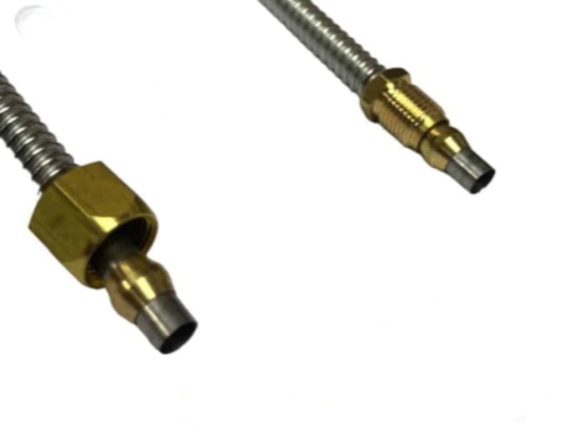(CS) FLEXIBLE PILOT PIPE GAS VALVE TAP TO PILOT CONNECTION AND FEMALE / MALE NUT 6MM - Image 3