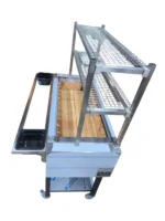 Robata-1M – 100cm Robata Flame Grill With 3 Tier Cooking - Image 2