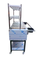 Robata-1M – 100cm Robata Flame Grill With 3 Tier Cooking - Image 3