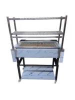 Robata-1M – 100cm Robata Flame Grill With 3 Tier Cooking - Image 6