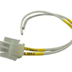 (CS) HENNY PENNY COMPUTRON 8000 FAN MOTOR WIRING HARNESS LOOM 2 PIN PLUG CONNECTOR