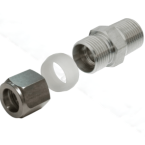 (CS) HENNY PENNY FRYER MALE NIPPLE / PTFE OLIVE WASHER / HEX NUT 16817 16807 16809