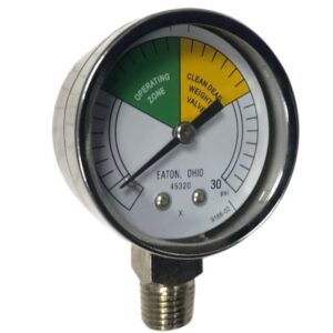 (CS) HENNY PENNY FRYER PRESSURE GAUGE DIAL CLOCK FASTRON & COMPUTRON 8000 MODEL