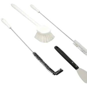 (C.S) 4 PIECE HENNY PENNY FRYER HEAVY DUTY COMPLETE CLEANING BRUSH SET INC SCRAPER