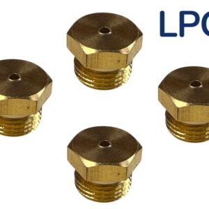 (CS) 4 X P6071309 PITCO GAS FRYER BURNER INJECTOR ORIFICE JET SIZE 53 FOR 35C+ 45C+