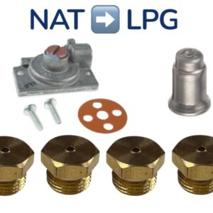 (CS) PITCO CHIPS FRYER SG14 4 BURNER CONVERSION KIT NAT GAS TO LPG BOTTLE GAS