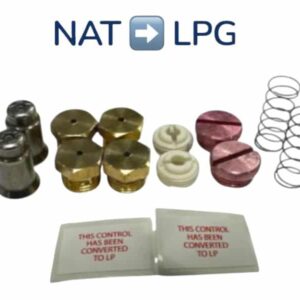 (CS) PITCO CHIPS FRYER SG14T 4 BURNER TWIN TANK CONVERSION KIT NAT GAS TO LPG BOTTLE GAS