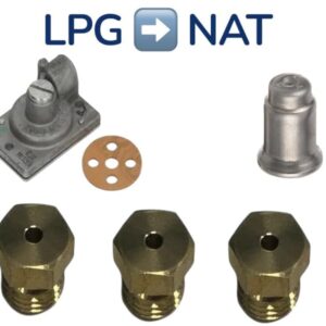 (CS) PITCO CHIP FRYER GAS CONVERT KIT FOR 35C 35C+ 3 BURNER LPG LP TO NAT CONVERSION