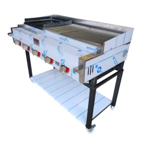 RCG-520 – Counter Top Gas Heavy Duty Lava Rock Char Grill 152 x 81 cm