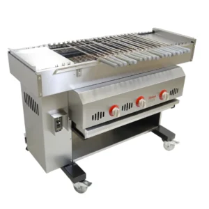 RCKM-2.5 135cm Automatic Gas Conveyor And Rotating Chargrill
