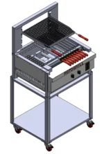 RCPG-24 – 60cm Two Tier Automatic Gas Pivoting Chargrill