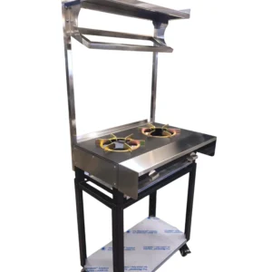RCR-1x1W – 2 Burner Rotoquip Commercial Indian Range Cooker