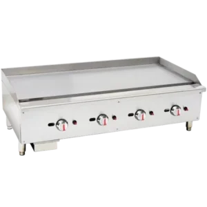 REGG-48S – 30kw Slim-Line Gas Flat Plate Griddle / 4 Burners