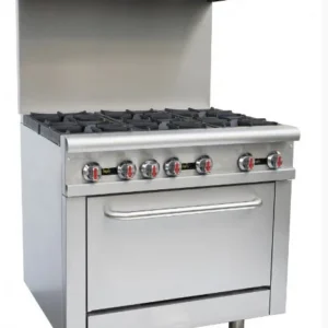 RGR-36 – 6 Burner Gas Range With Oven