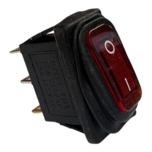 (CS) WATERPROOF SEAL ARCHWAY KEBAB DONER MACHINE POWER ON OFF SINGLE SLIM SWITCH RED NEON ROCKER