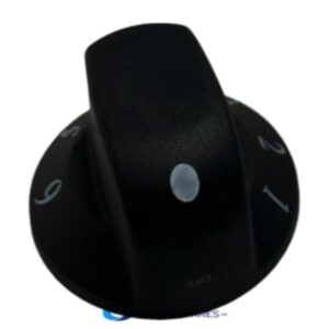 (CS) ARCHWAY 1 -6 BLACK CONTROL KNOB DIAL FOR BAIN MARIE / HEATED DISPLAY THERMOSTAT