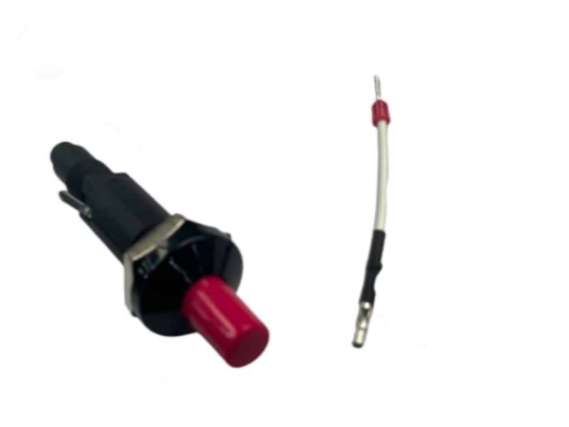 (CS) 18mm HEAVY DUTY PIEZO IGNITION SPARK BUTTON & CONVERTING LEAD PIN / SPADE END - Image 3