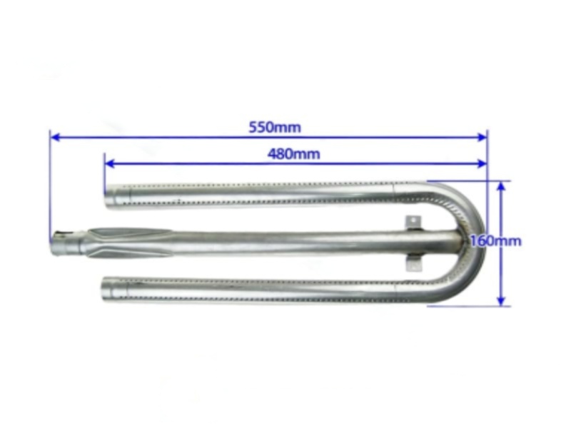 (CS) 011310 BLUE SEAL GAS BURNER TUBE CHARGRILL BARBECUE GRILL OVEN U SHAPED 550mm