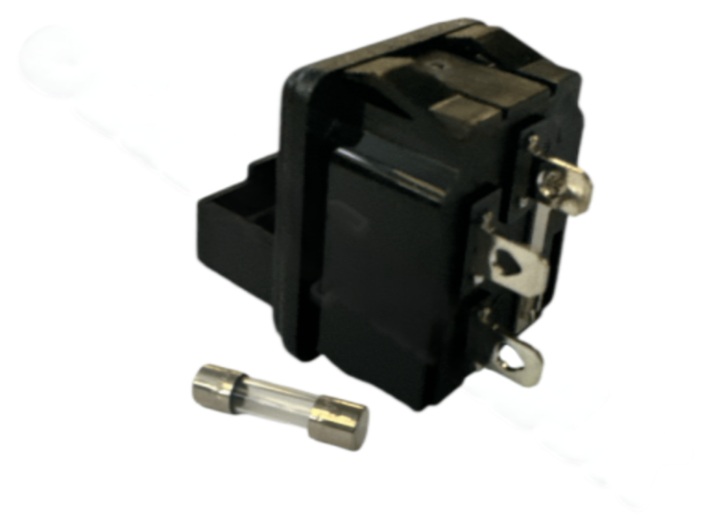 (CS) ARCHWAY DONER KEBAB MACHINE REAR MAINS POWER CONNECTOR 3 PIN TERMINAL PLUG & FUSE - Image 5