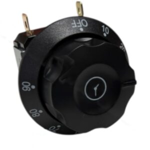 (CS) UNIVERSAL OVEN 90 MINUTE RUN BACK TIMER SWITCH WITH BELL 90MIN INC KNOB / BEZEL